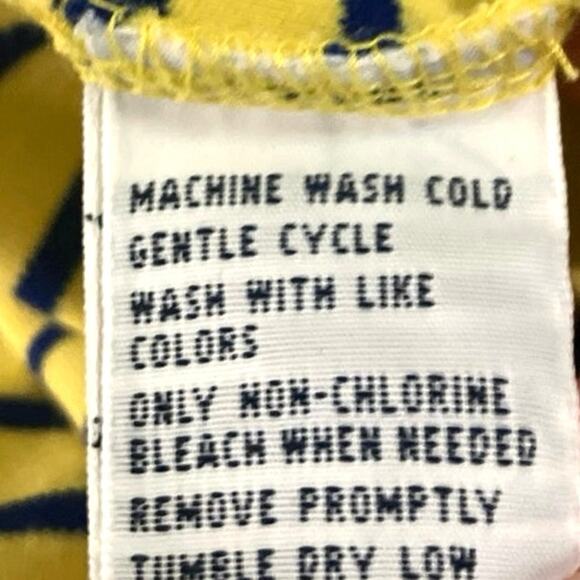 Polo Ralph Lauren Men's Yellow Striped Classic Fit Soft Touch Polo SZ M - Picture 7 of 7